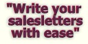 "Write your salesletters with ease"